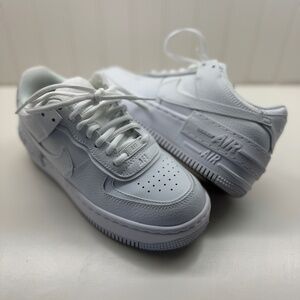 WOMENS AIR FORCE 1 ONE AF1 SHADOW WHITE SIZE 6.5